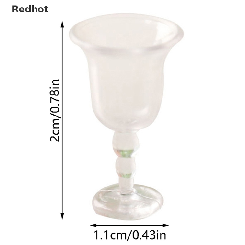 Bộ 4 Ly Rượu Thu Nhỏ Trang Trí Nhà Búp Bê