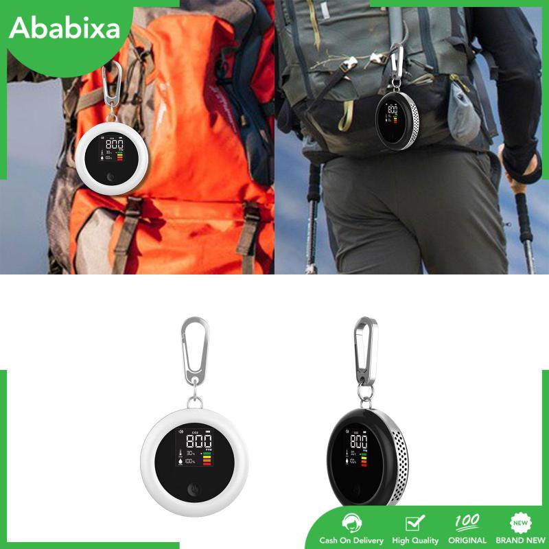 [Ababixa] Máy Kiểm Tra Chất Lượng Không Khí Cacbon Dioxide CO2 Phân Tích Thời Gian Thực Đa Chức Năng Cho Xe