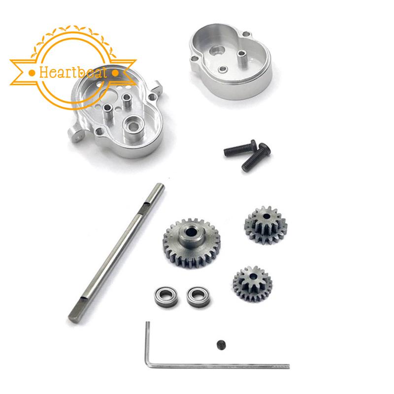 Hộp Số Kim Loại Kèm Bánh Răng Thép Nâng Cấp Cho Xe Điều Khiển Từ Xa WPL D12 1 / 10