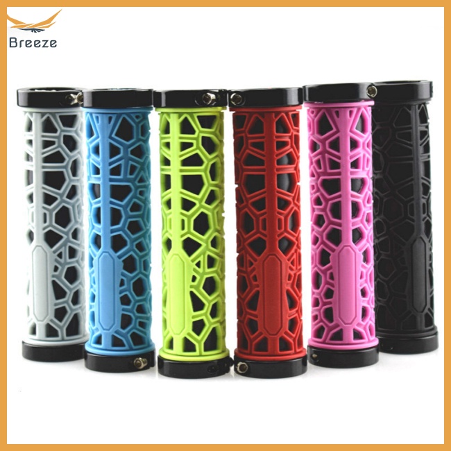 1 Cặp Vỏ Bọc Tay Lái Xe Đạp Leo Núi Bằng Cao Su Hai Mặt Chống Sốc