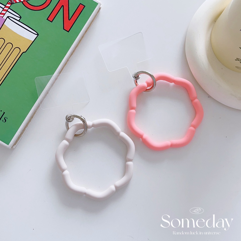 Ốp Điện Thoại Silicon Mềm Họa Tiết Hình Thoi Gắn Dây Đeo Cổ Tay Chống Thất Lạc