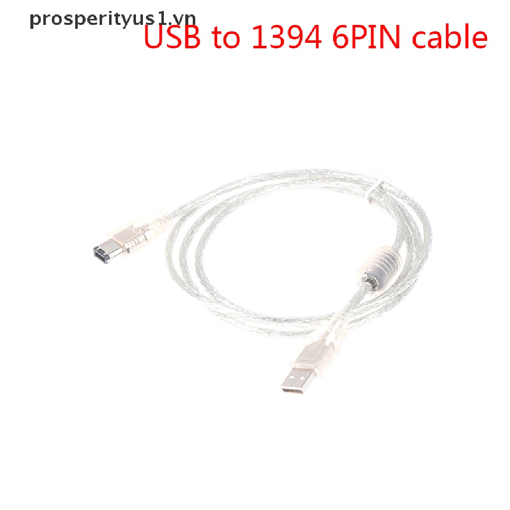 1 Dây Cáp Chuyển Đổi Đầu Cắm Sang Cổng Cắm USB 2.0 IEEE 1394 6 Pin prosperityus1