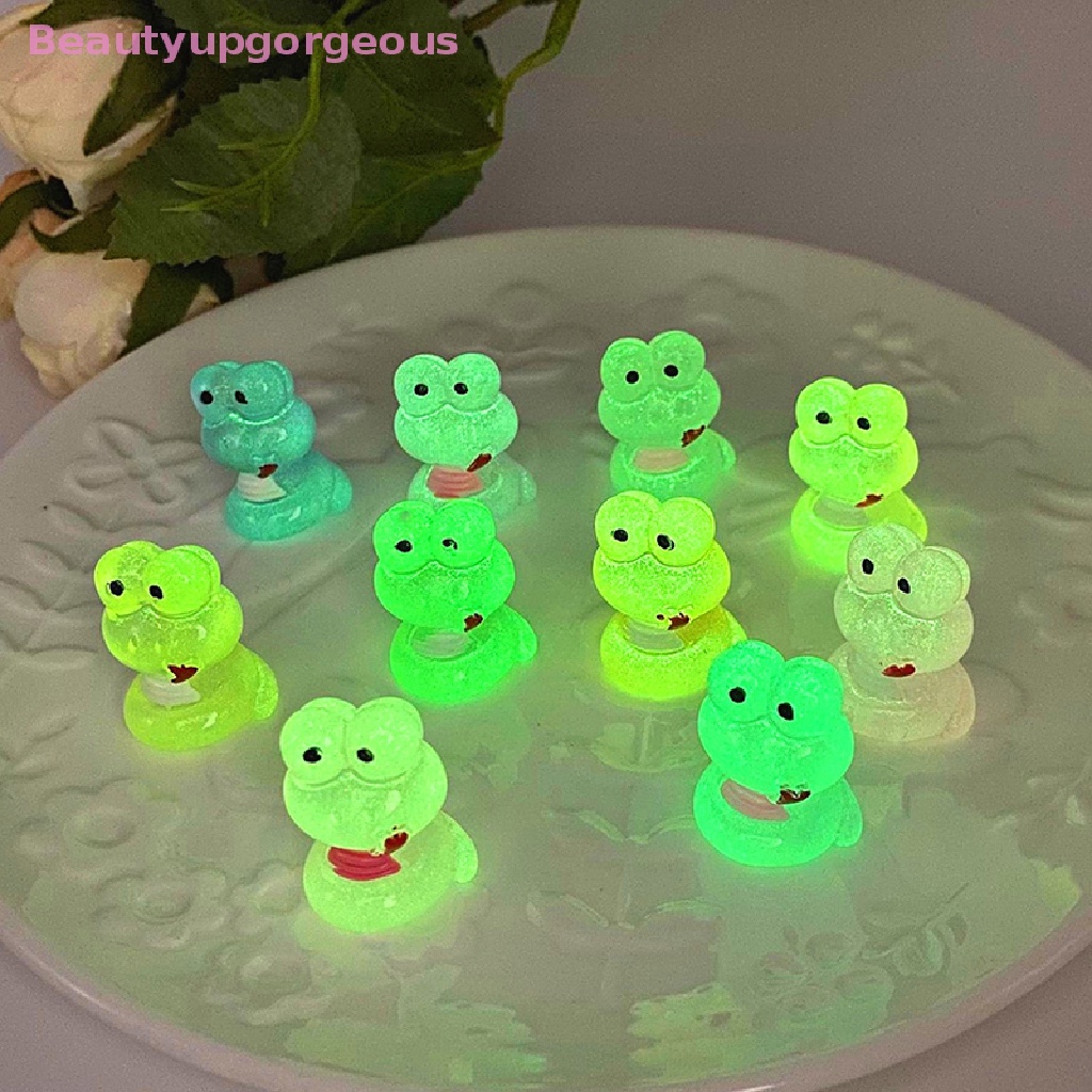 Set 2 Phụ Kiện Resin Huỳnh Quang Hình Rắn / Gấu DIY Trang Trí Nhà Cửa