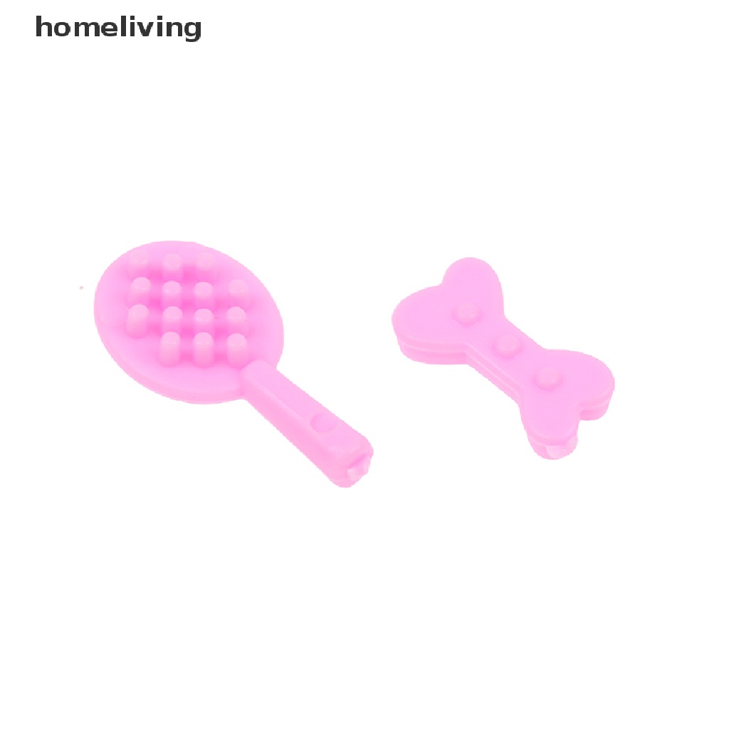 1 Bộ Mô Hình Chó Mèo Mini Tỉ Lệ 1: 12 Trang Trí Nhà Búp Bê