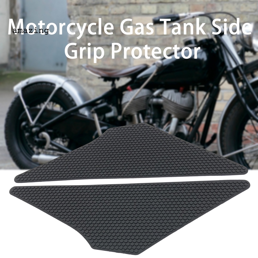 Set 3 Miếng Dán Trang Trí Bình Nhiên Liệu Chống Trượt Màu Đen Cho GOLDWING 1800 (18-22)