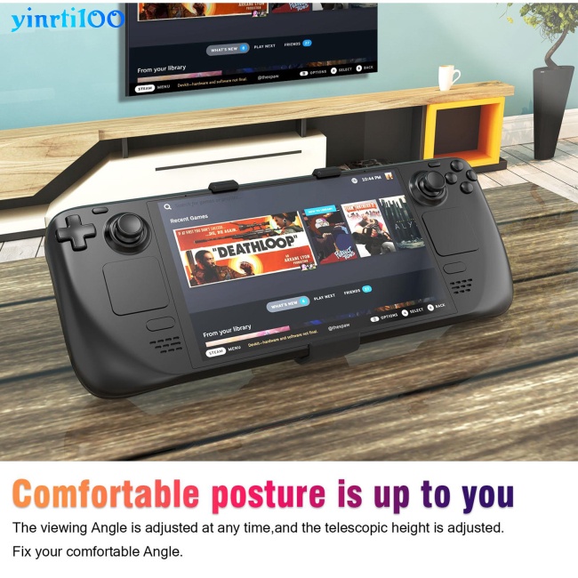 Giá Đỡ Bảng Điều Khiển Trò Chơi Yinrti Có Giác Hút Từ Tính Để Bàn Có Thể Điều Chỉnh Tương Thích