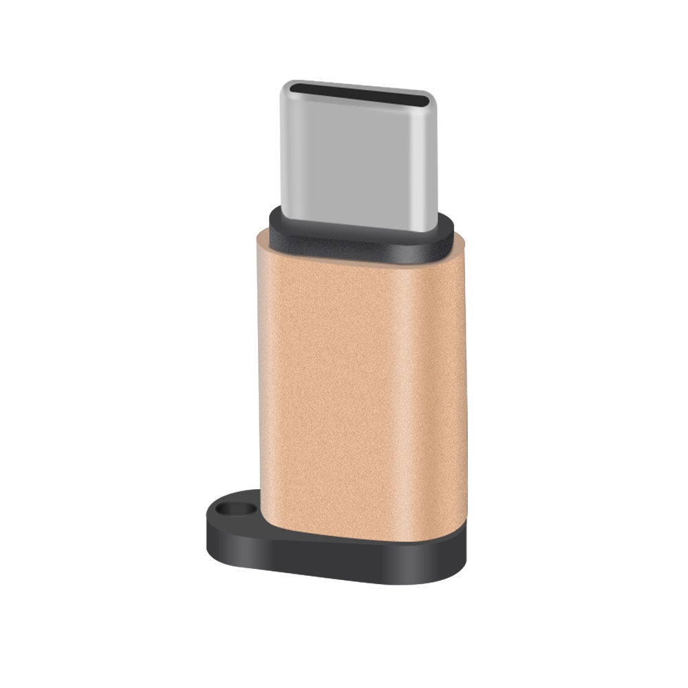 Dây Móc Khóa Kim Loại Sạc Nhanh PD TYPE C Đầu Cắm Sang Cổng Micro USB OTG Cho Điện Thoại Android Laptop