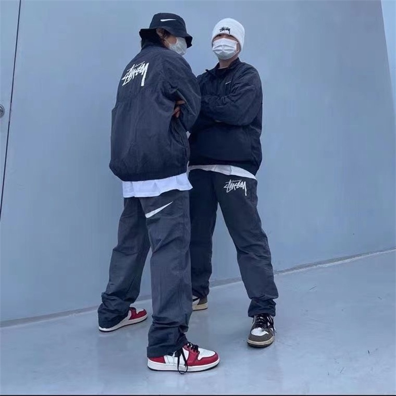 Nke Quần Dài Thể Thao Ống Rộng 100% Chính Hãng Dành Cho Nam Nữ