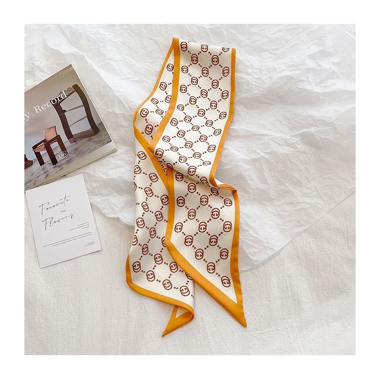 Băng Đô Cài Tóc Đa Năng Họa Tiết Kẻ Sọc Phong Cách Retro