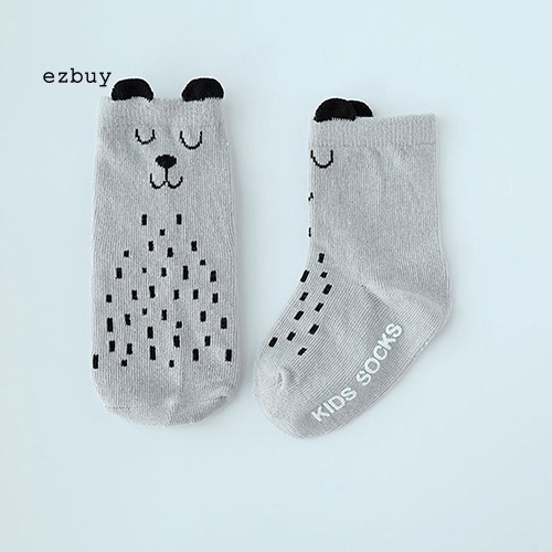 Vớ Cotton Mềm Mại Chống Trượt In Họa Tiết Hoạt Hình Cho Bé Sơ Sinh Từ 0-24 Tháng Tuổi