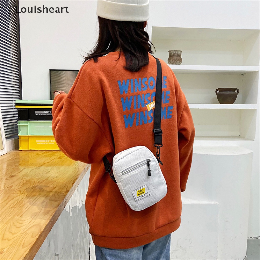 Túi Đeo Chéo Vai Bằng Vải Thời Trang Louisheart TFG