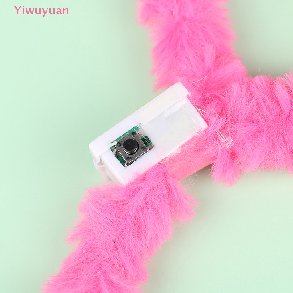 Băng Đô Tai Thỏ Có Đèn LED 10 Bóng Cho Bé Mới