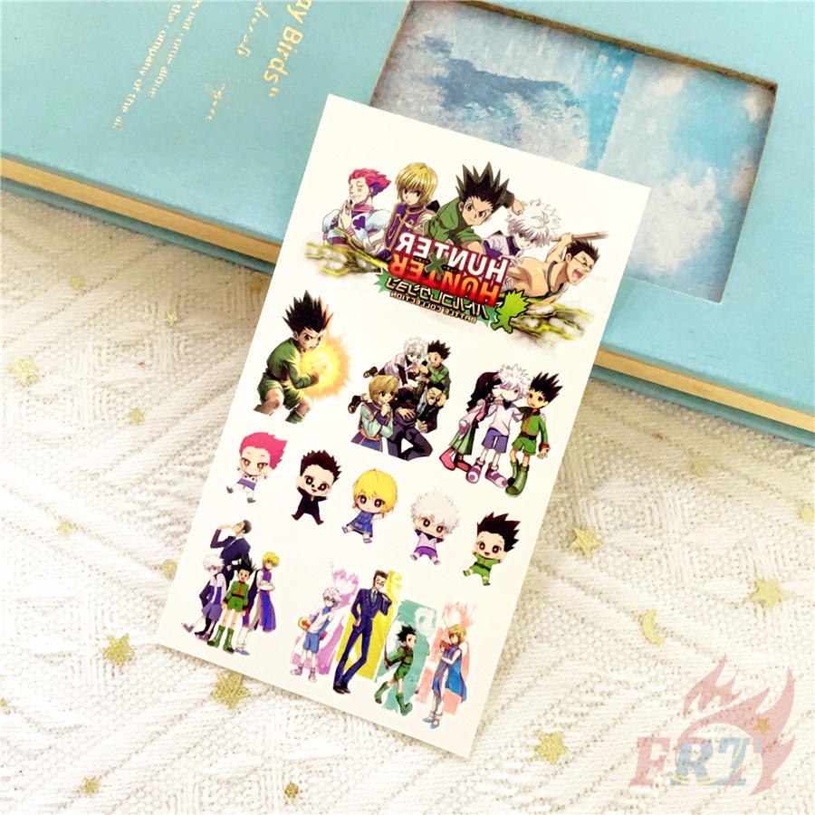 ❣️1 Tấm Hình Xăm Dán Hình Anime HunterxHunter Series 02 Mini❣️ Hình Xăm Dán Chống Thấm Nước Quyến Rũ