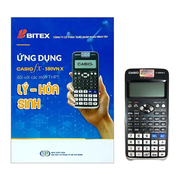 Combo Máy Tính Casio FX 580 VN X + Ứng Dụng Casio FX 580 VN X Đối Với Các Môn THPT Lý - Hóa - Sinh