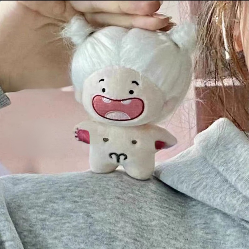Búp Bê Nhồi Bông Cotton 10cm Hình Cung Hoàng Đạo Tóc Chiên Dễ Thương Vui Nhộn Làm Quà Tặng Sinh Nhật