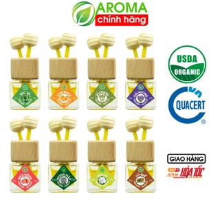 Tinh dầu AROMA essential oil thơm phòng, thơm xe ô tô, tự khuếch tán khử mùi, chai vuông