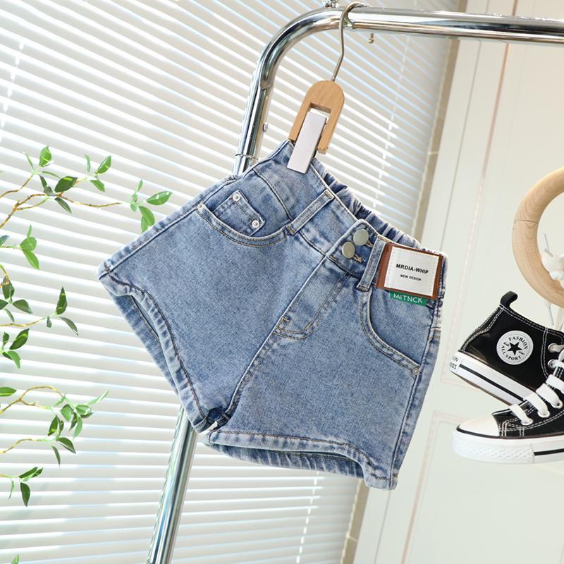 Quần Short Denim Thời Trang Hàn Quốc Dành Cho Bé Gái