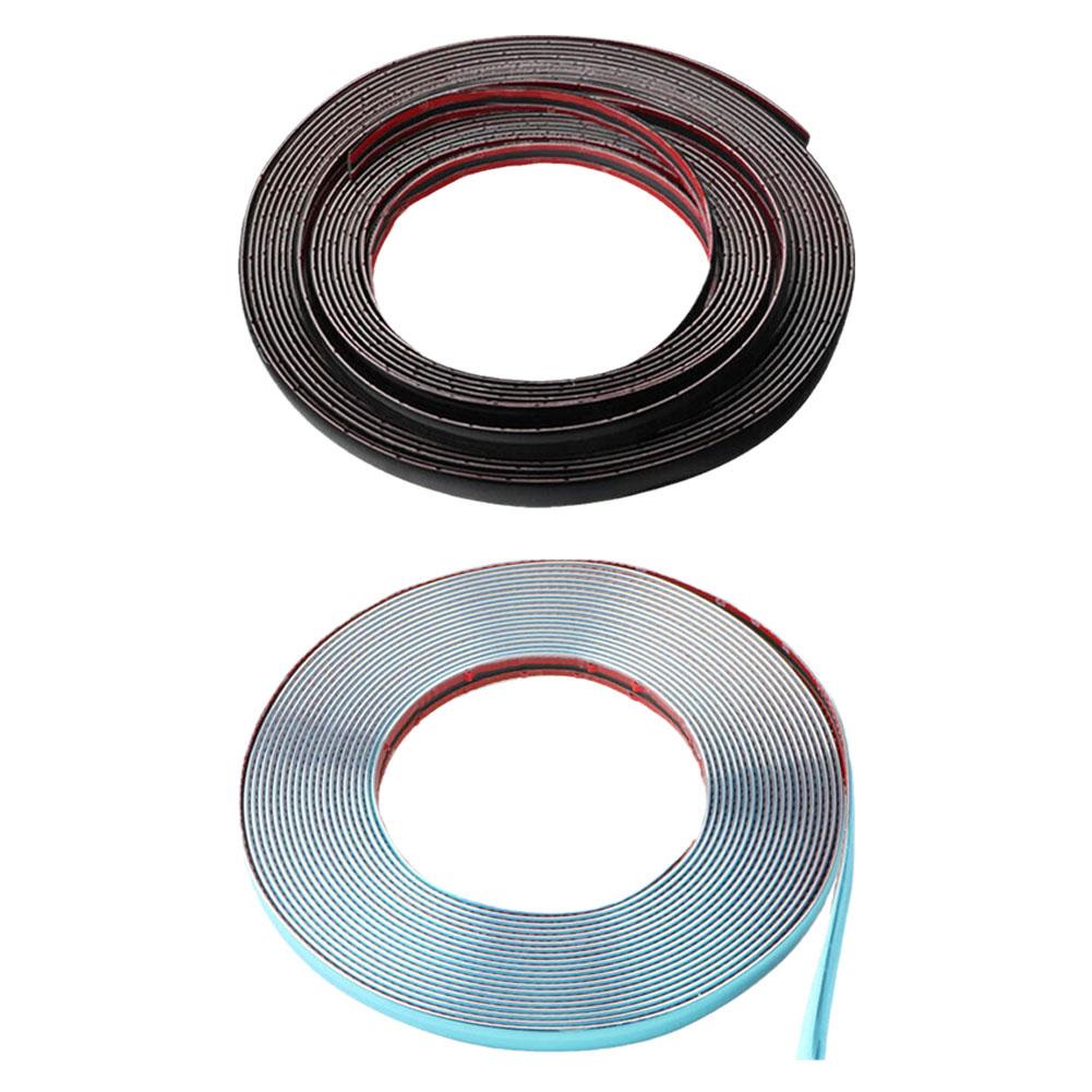 Dải Dán Bảo Vệ Cửa Xe Hơi Bằng Cờ Rôm Màu Đen Sang Trọng Tiện Dụng V5M