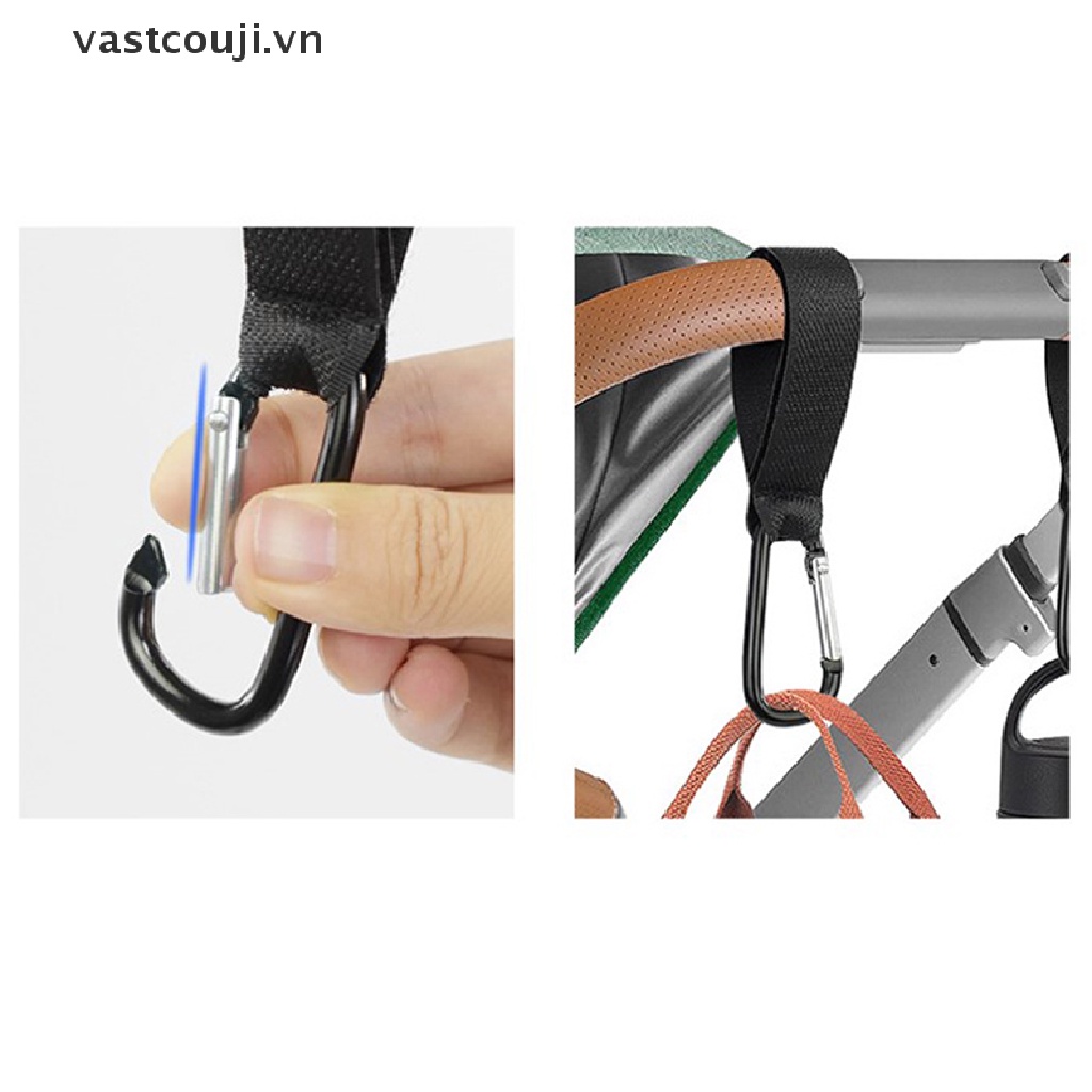 Móc Treo Đồ Gắn Xe Đẩy Em Bé Bằng Hợp Kim Nhôm Tiện Dụng