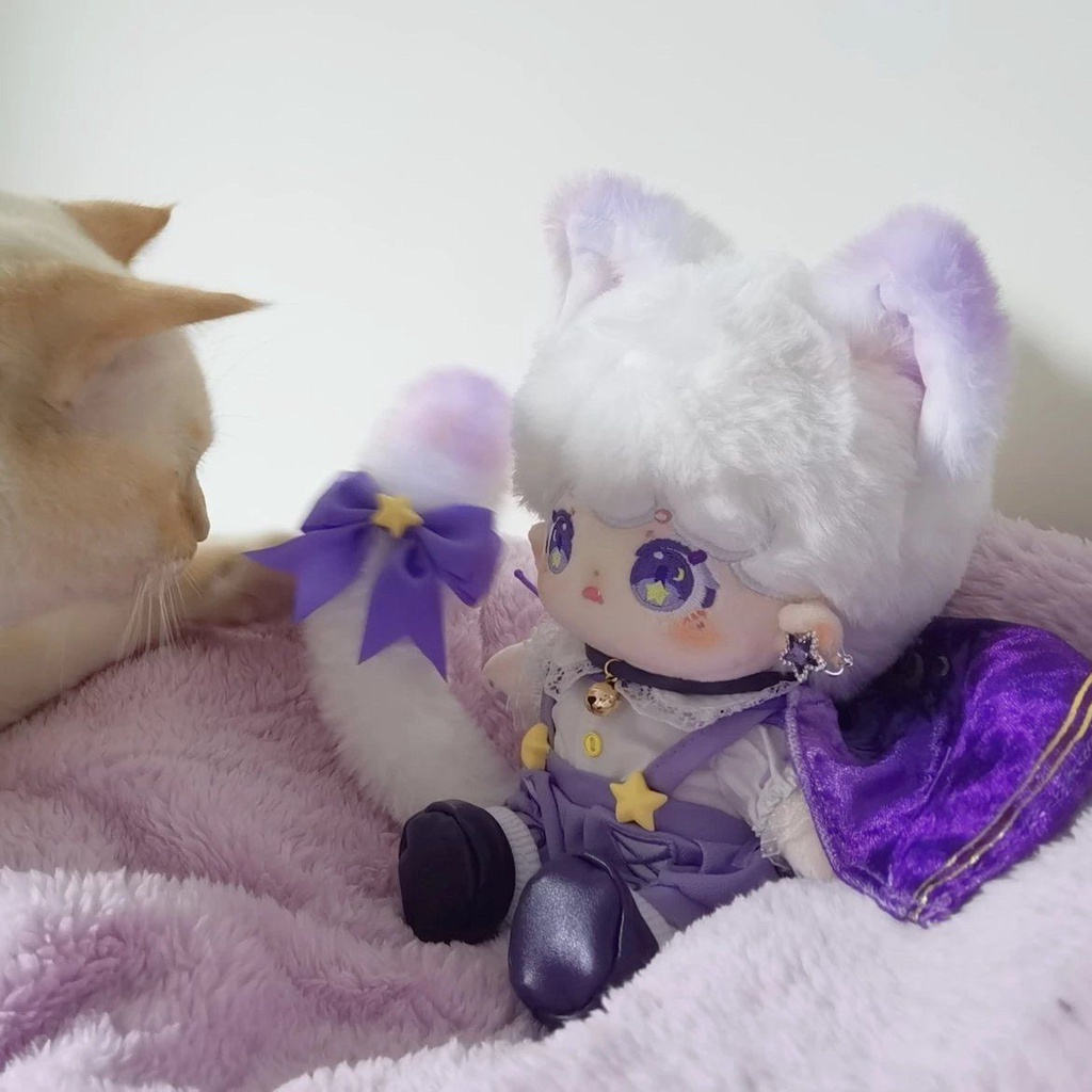 Búp Bê Nhồi Bông Maruya White Aries Kesi 20CM 10cm Dễ Thương