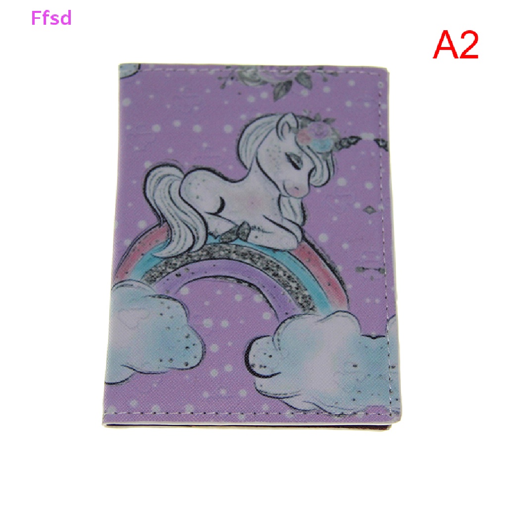 {Ffsd} Hàng Bán Chạy 1 Ví PU Đựng Hộ Chiếu Thẻ ID Họa Tiết Kỳ Lân Chống Thấm Nước