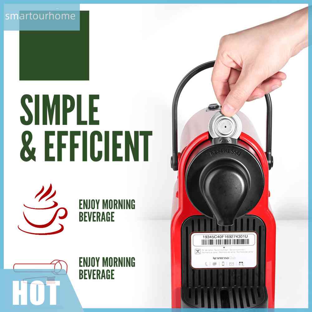 Viên Nén Cà Phê Bằng Thép Không Gỉ Tái Sử Dụng Được Kèm Tamper Cho Nespresso