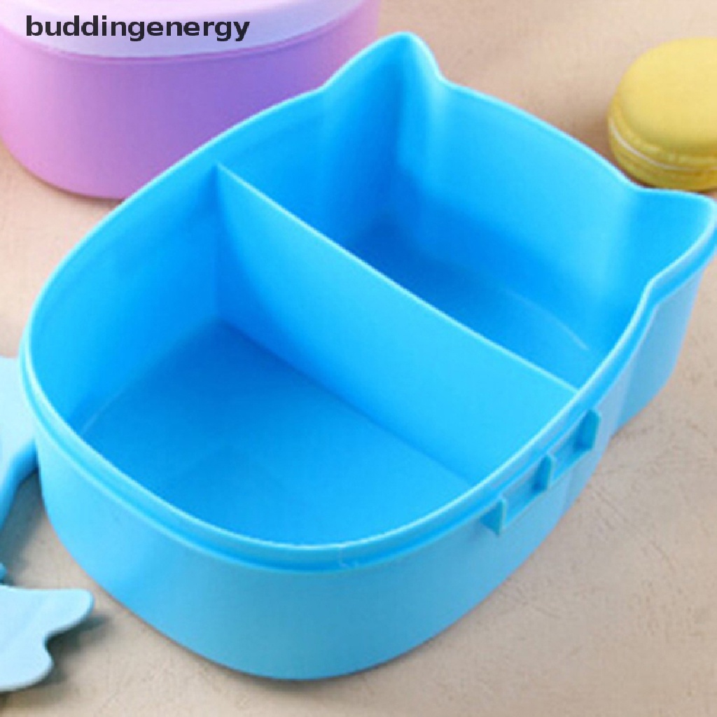 {BUDDI} Hộp Đựng Thức Ăn Trưa Di Động Hình Cú Hoạt Hình Có Muỗng Cho Hoạt Động Ngoài Trời {BUDDI}