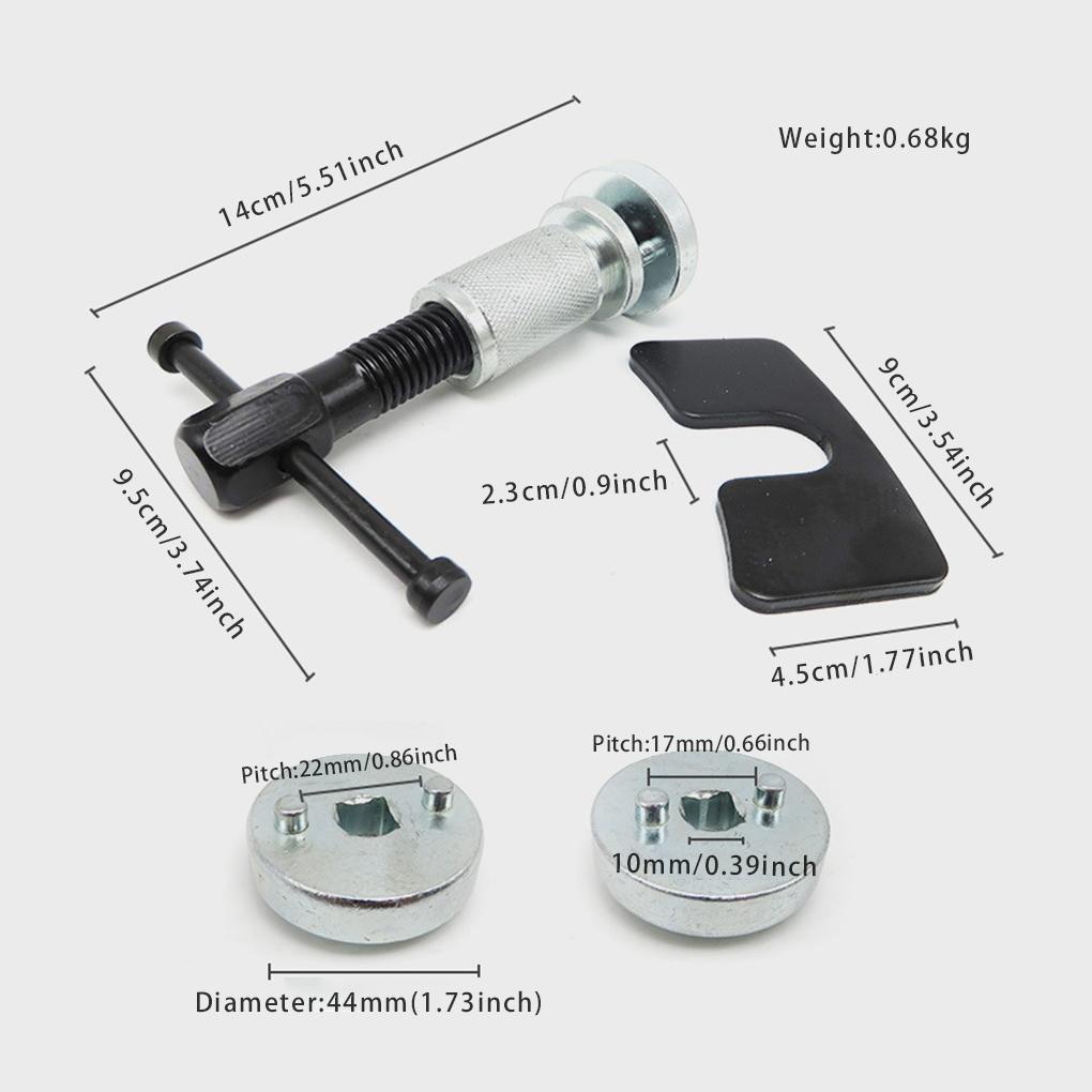 Dụng Cụ Sửa Chữa Phanh Xe Hơi Với Bộ Chuyển Đổi Kép Và Đệm Tách Rời