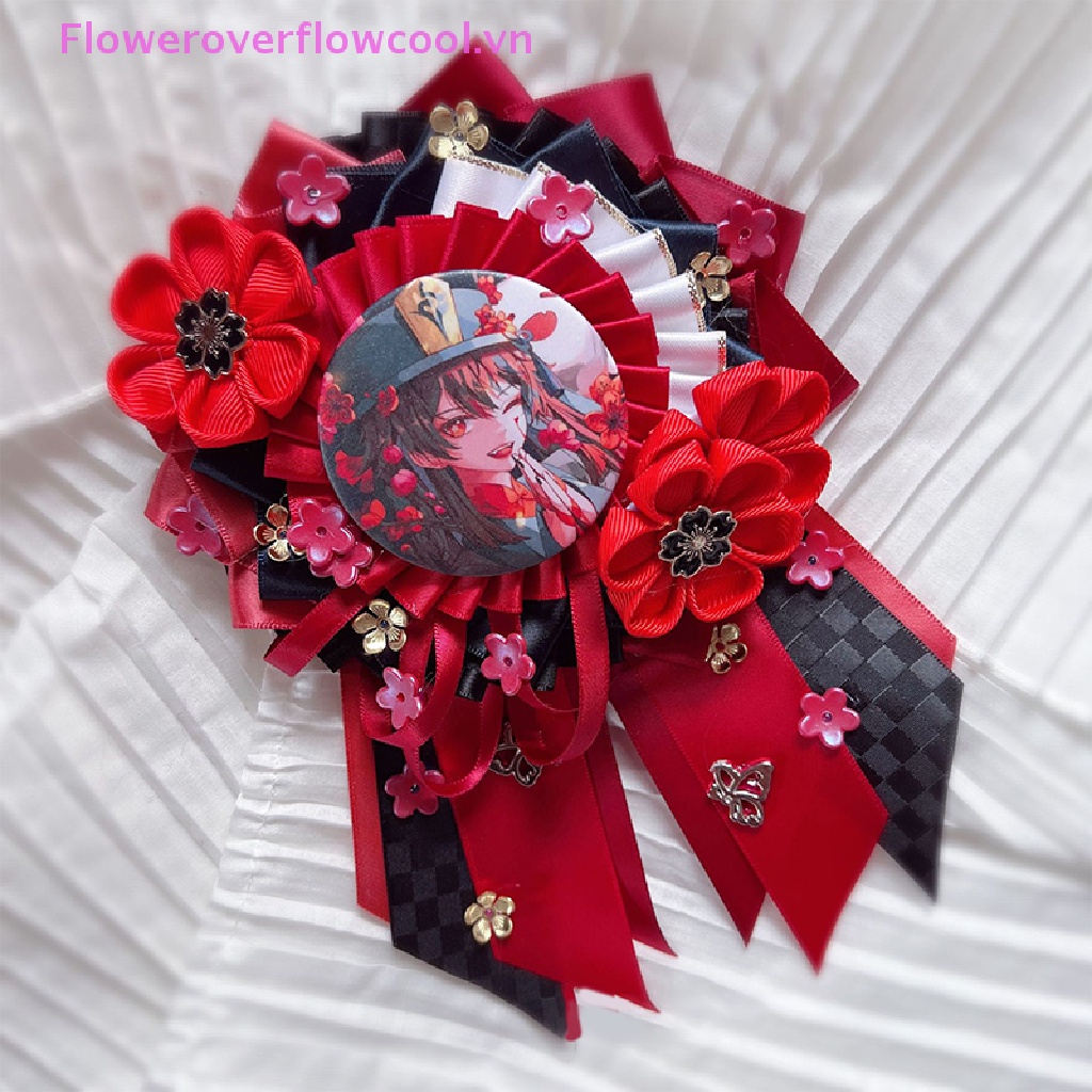 Ghim Cài Áo Đính Nơ Ruy Băng Phong Cách Lolita Cổ Điển