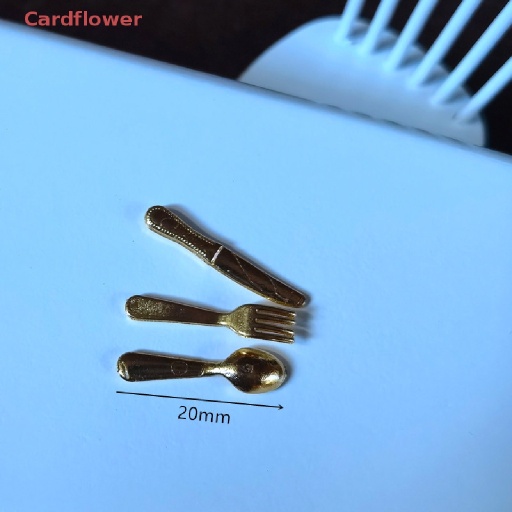 1 Bộ Dụng Cụ Ăn Uống mini Trang Trí Nhà Búp Bê Mới