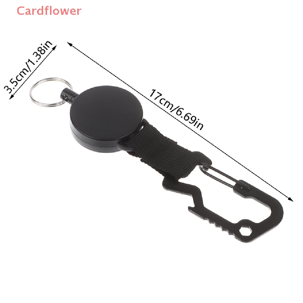 Móc Khóa Dây Rút Chống Thất Lạc Đựng Thẻ ID Tiện Dụng Mới