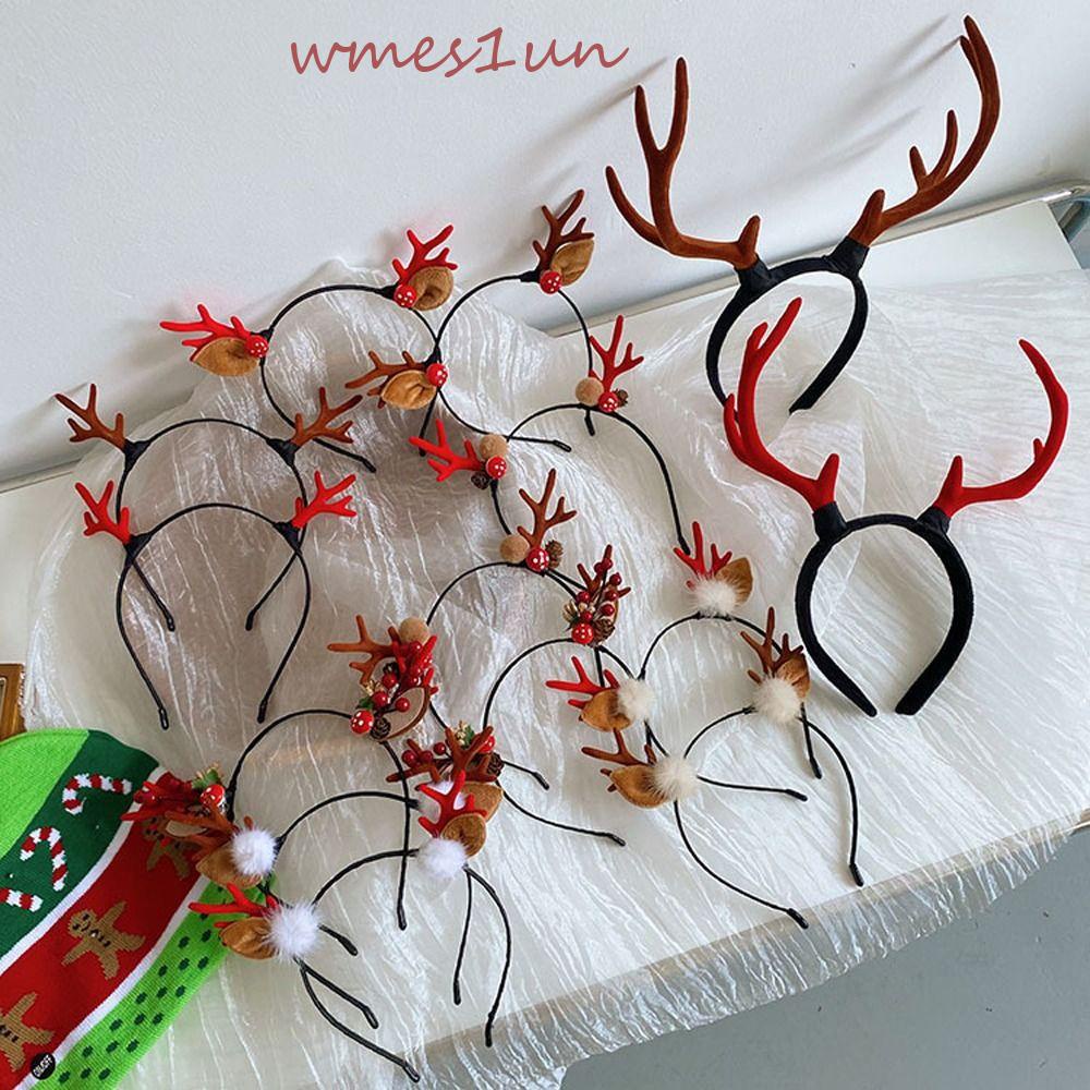 Băng Đô Cài Tóc Hình Tuần Lộc Giáng Sinh Tinh Tế 15H Cho Trẻ Em Và Người Lớn