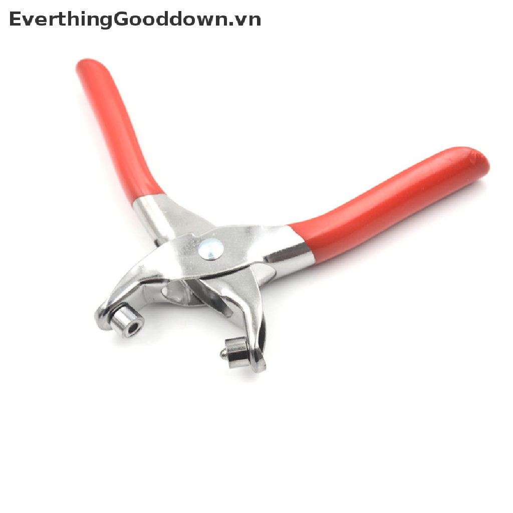Everthinggooddown Set Kìm Bấm Lỗ Đinh Tán Kèm 20 Khoen Cho Giày Da Túi Xách