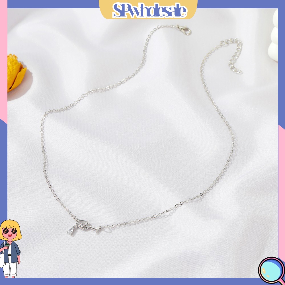 <SPwholesale> Vòng cổ Mặt Hình Trái Tim Đính Đá Lấp Lánh