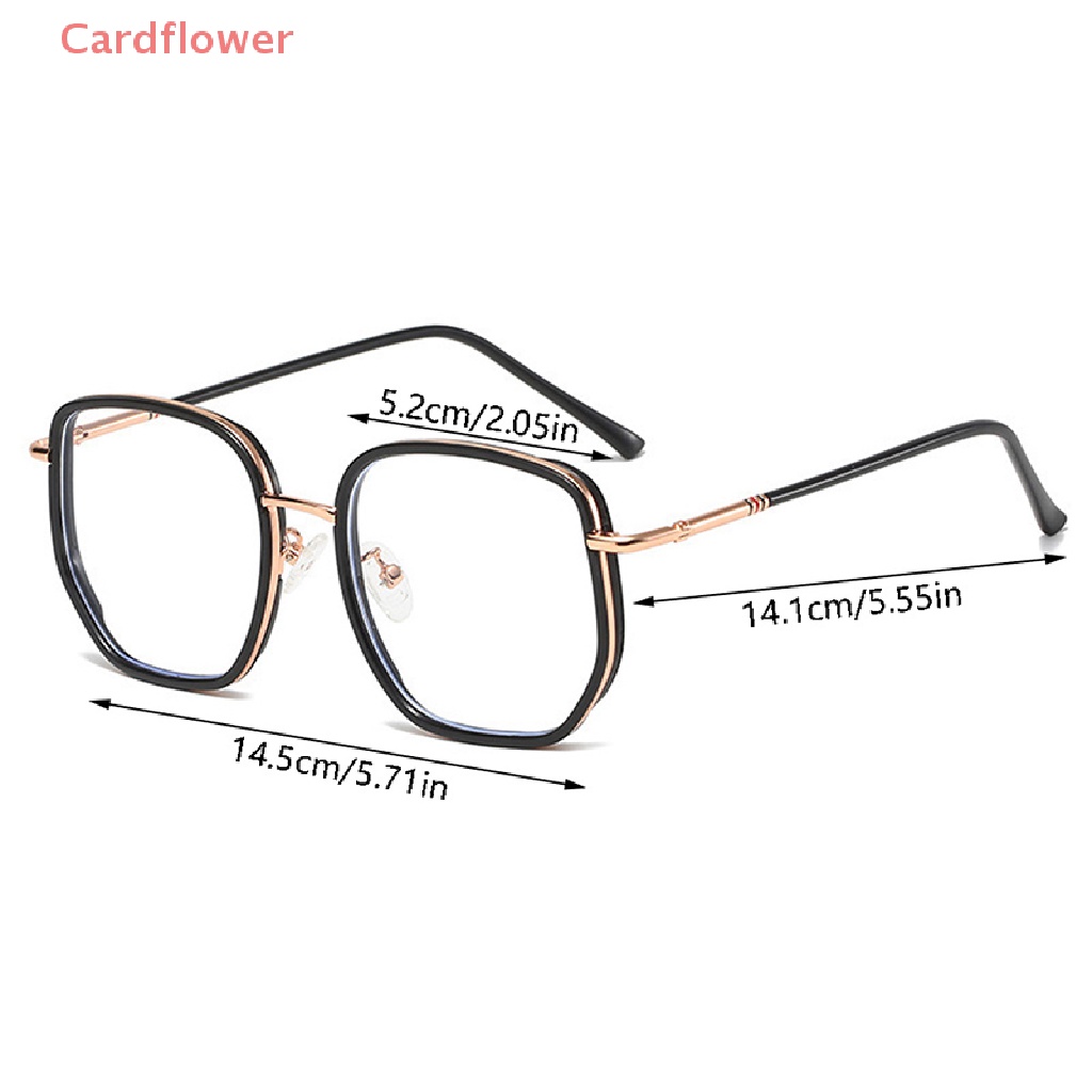 < Cardflower > Mắt Kính Trong Suốt Không Gọng Không Viền Trang Điểm Cho Nữ