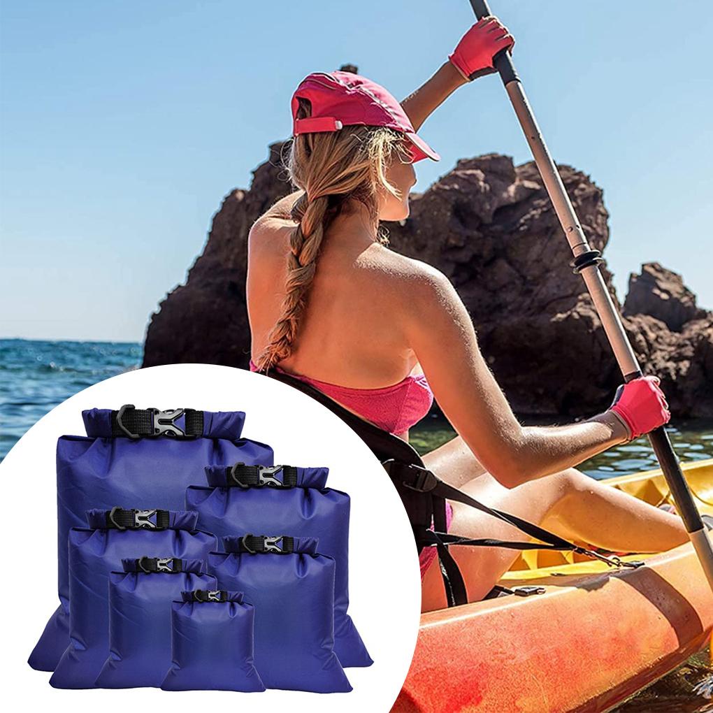 Set 1 / 2 / 6 Túi Đựng Sách Chống Thấm Nước Có Thể Gấp Gọn Tiện Dụng