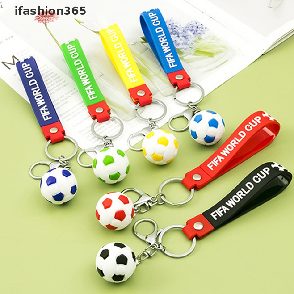 Móc Khóa Hình Quả Bóng Đá Kèm Quạt Nhỏ Xinh Thời Trang ifashion365
