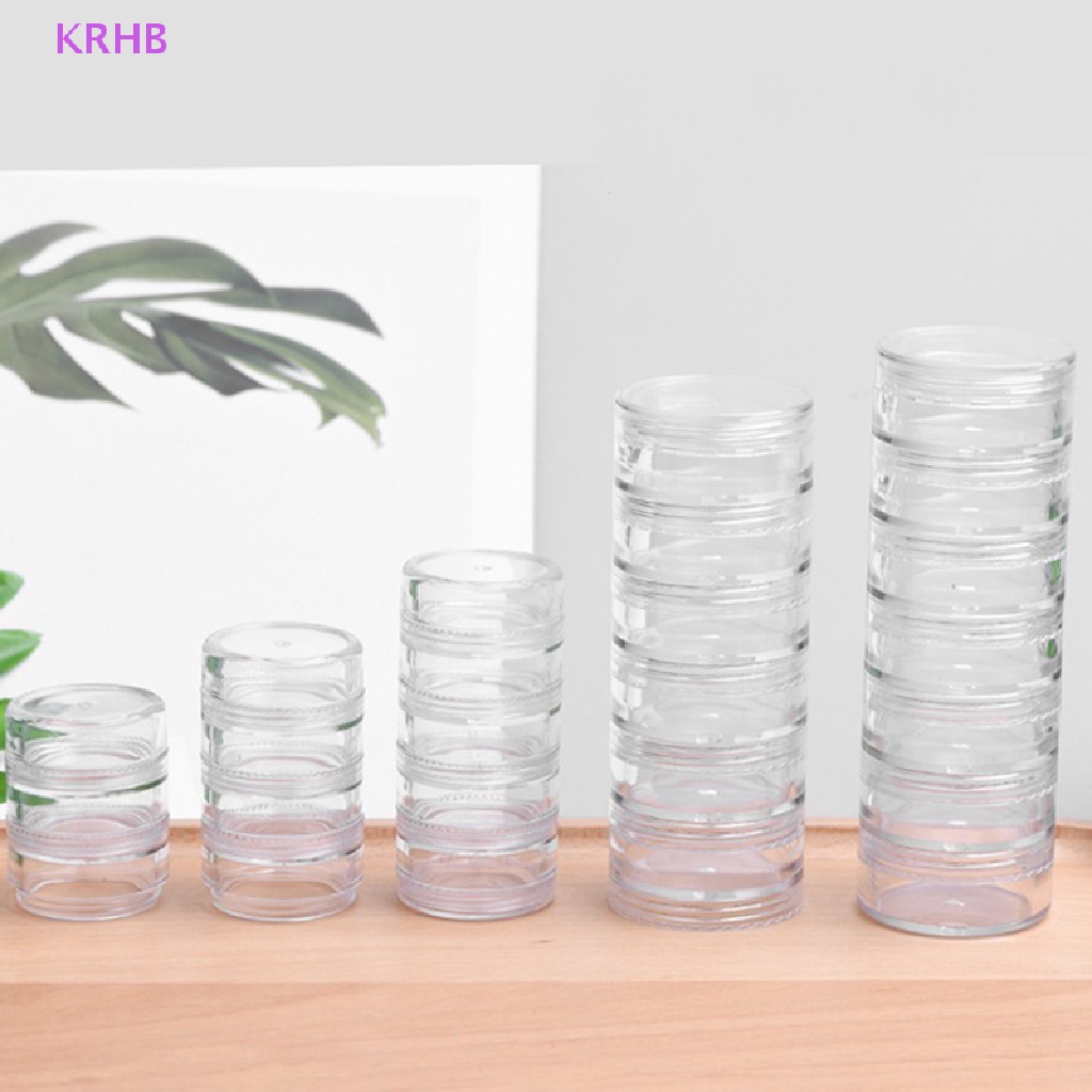Hộp Nhựa Trong Suốt Nhiều Tầng Đựng Trang Sức Mới