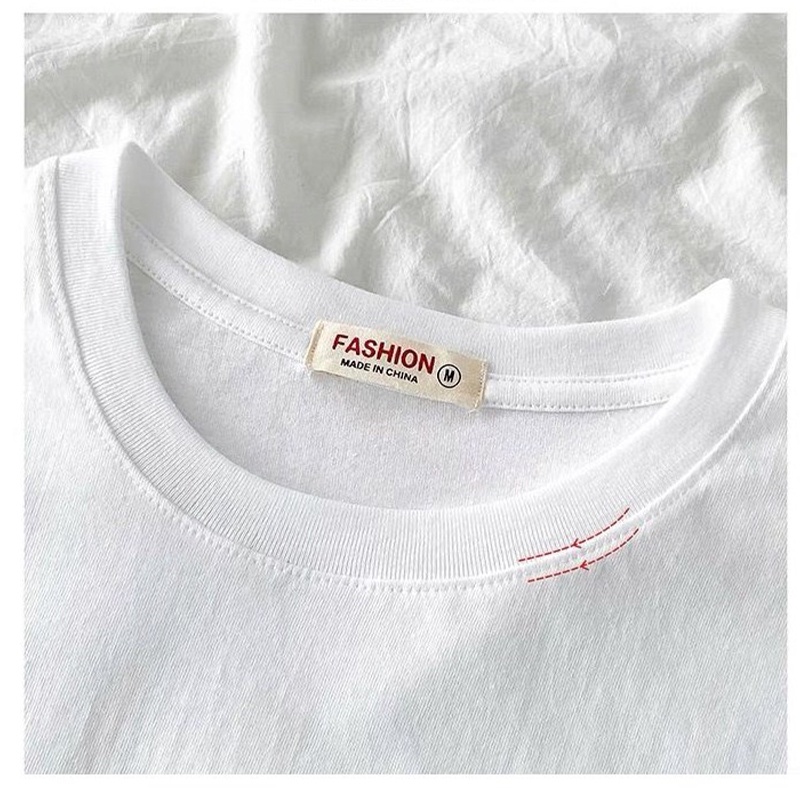 Áo Thun Tay Ngắn Cổ Tròn In Họa Tiết Thời Trang Mùa Hè Cho Nữ