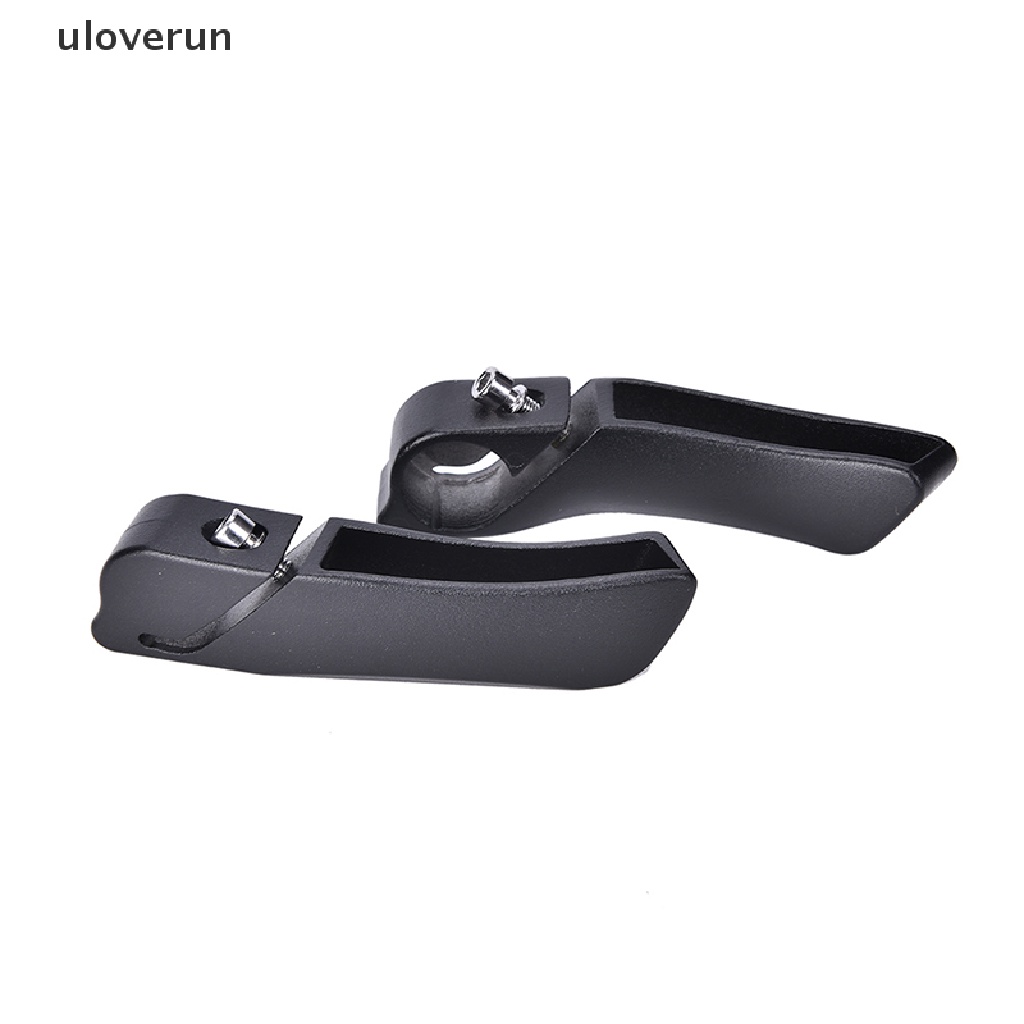 Set 2 Tay Nắm Xe Đạp Leo Núi Bằng Hợp Kim Nhôm Màu Đen