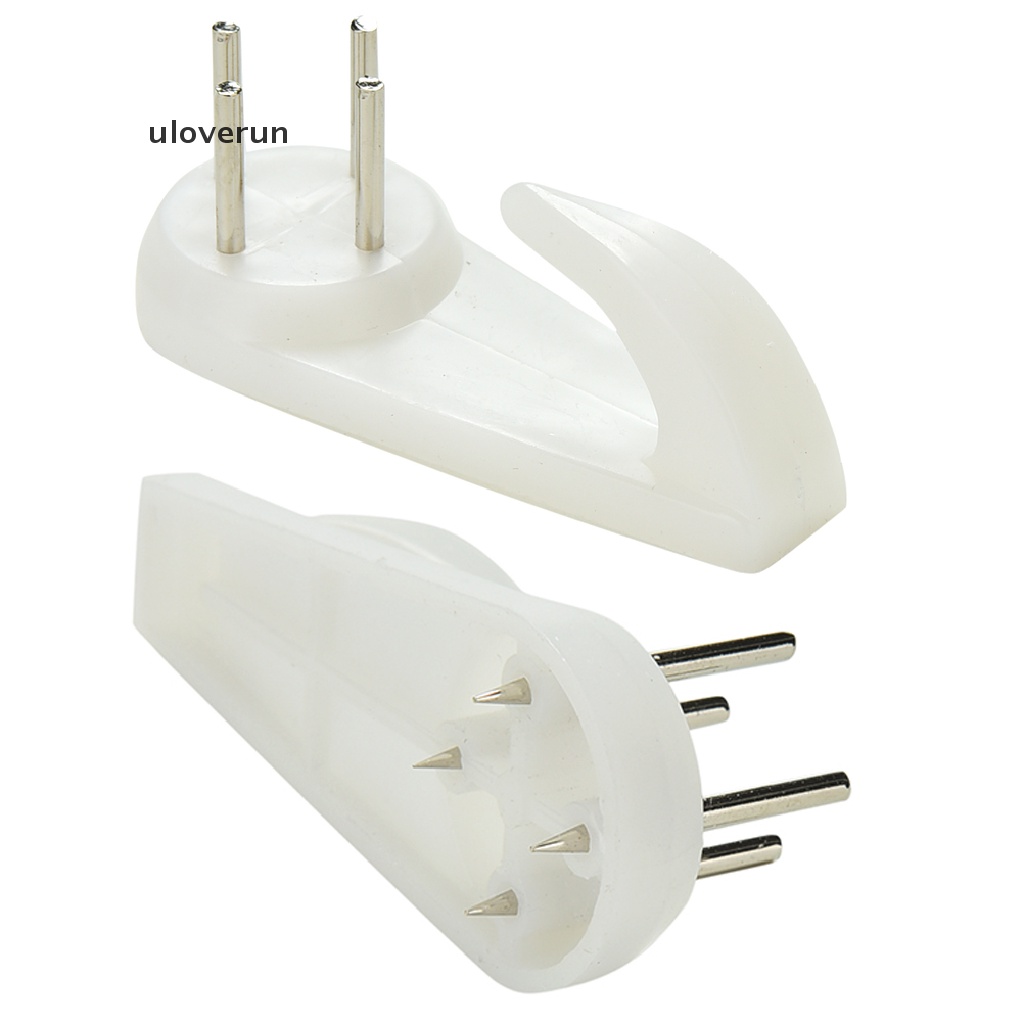 Set 20 Móc Treo Khung Ảnh Bằng Nhựa Cứng Màu Trắng vn