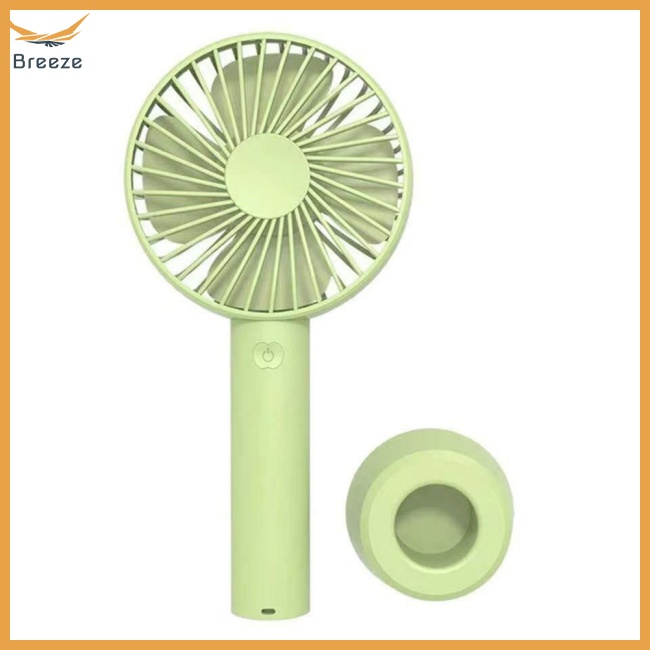 Quạt Làm Mát Mini Cầm Tay 3 Tốc Độ Tùy Chỉnh Kèm Sạc Usb Tiện Dụng Chất Lượng Cao