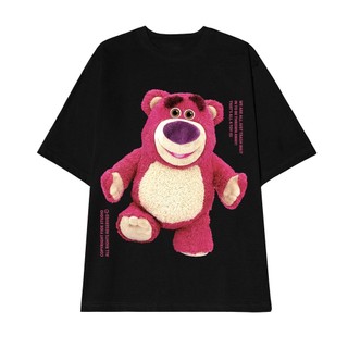 Áo thun Unisex GẤU DÂU LOTSO mẫu 6 hai màu đen trắng