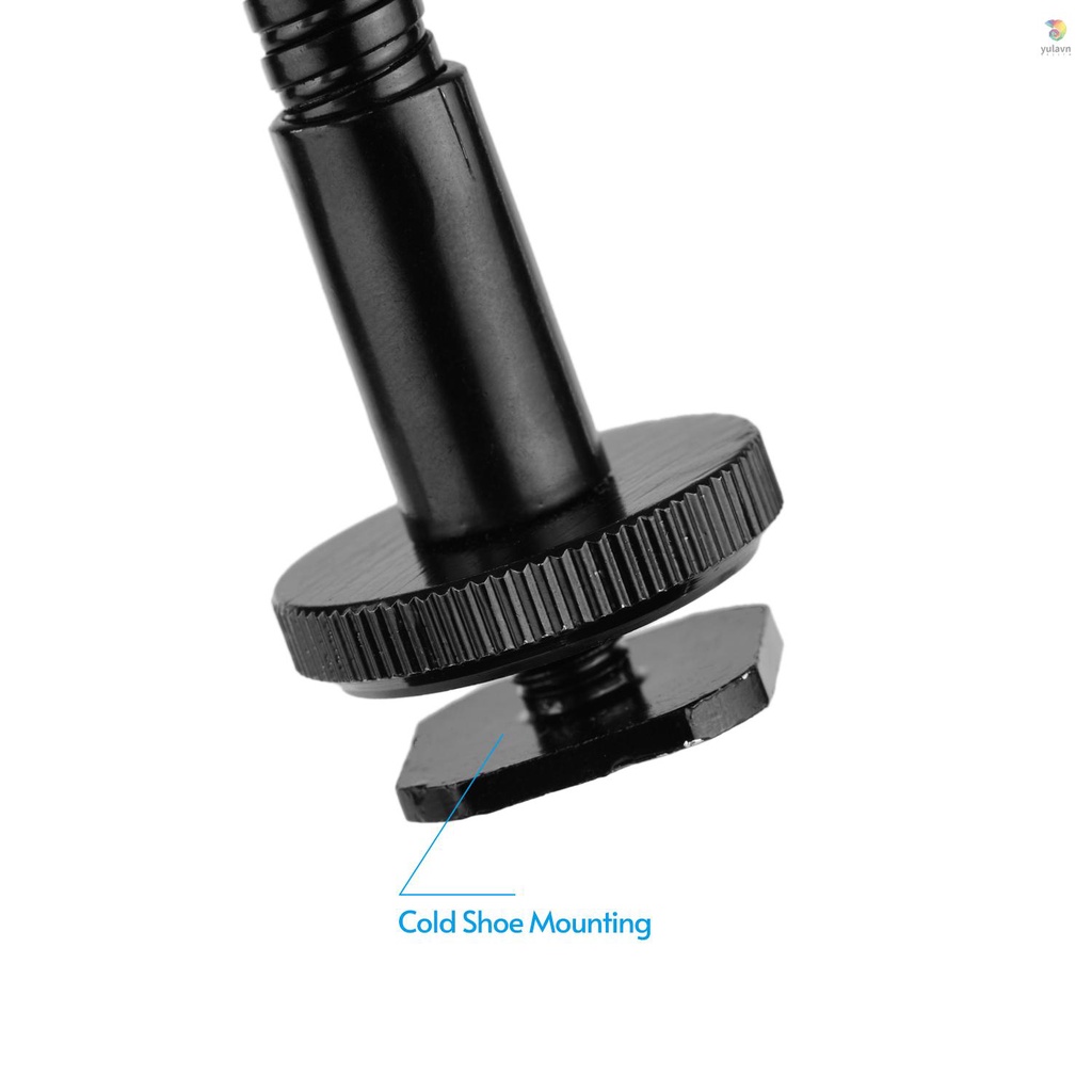 Giá Đỡ Kẹp Điện Thoại Có Thể Gập Lại Với Ngàm Gắn Đèn LED Cho iPhone Android