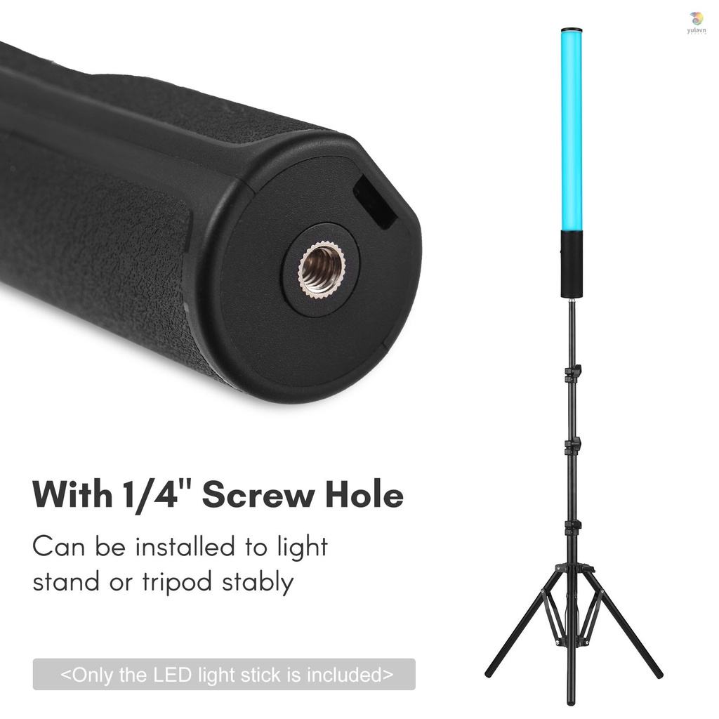 Cây Đèn LED RGB Andoer W150RGB Cầm Tay 2500K-9000K 20 Hiệu Ứng Ánh Sáng Tích Hợp Pin Chuyên Dụng Hỗ Trợ Quay Video / Phát Trực Tiếp