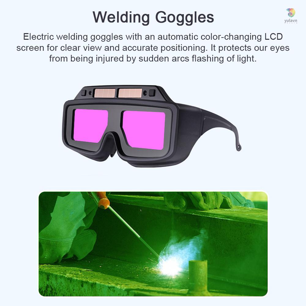 Kính Bảo Hộ Chống Lóa Màu Sắc Thay Đổi Chuyên Dụng Cho Thợ Hàn Argon Arc