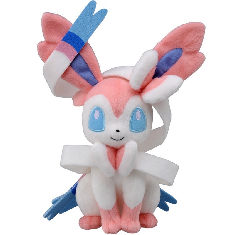 Thú Nhồi Bông Hình Pokemon Eevee Sylveon Flareon Jolteon Umbreon Vaporeon 30cm Mềm Mại Làm Quà Tặng Cho Bé