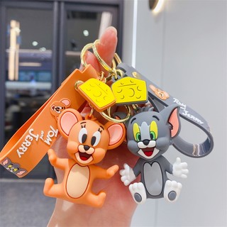 Móc khóa hình búp bê hoạt hình tom and jerry dễ thương
