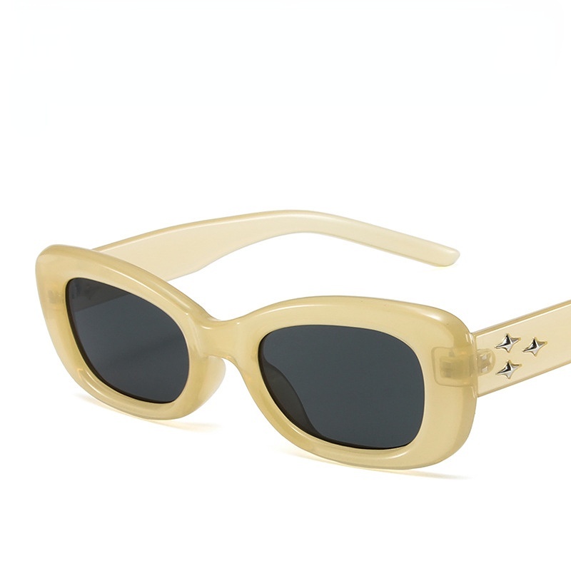 Kính Mát Gọng Vuông Thời Trang Mới Cho Nam Nữ Màu Sắc