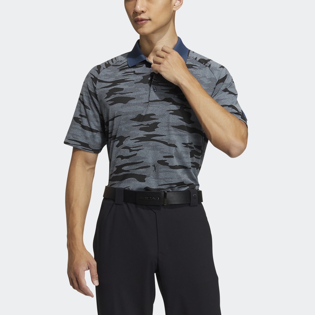 Adidas Đánh gôn Áo Polo Rằn Ri Go-To Nam Màu xanh da trời HG3244